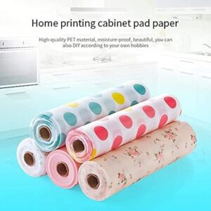 Household Wardrobe Moisture Drawer Pad - Waterproof Non-Slip Paper Kitchen Cupboard Liners Roll Mat (30*300cm) - Pack of 2