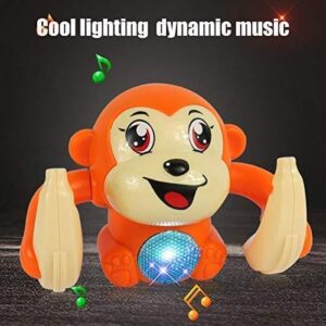 Dancing & Spinning Tumble Monkey Toy – With Music, Lights & Voice Control