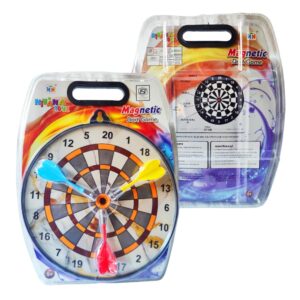 Magnetic Dart Board Game for Kids – 9 Inch Indoor & Outdoor Fun with 3 Soft Darts
