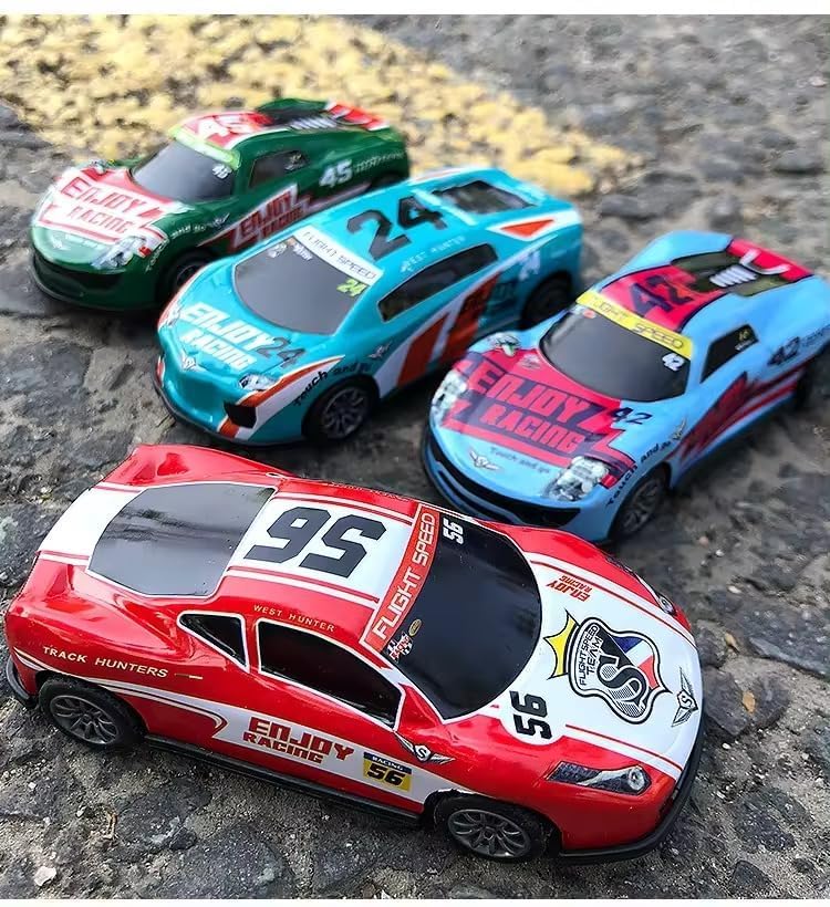 Pack of 6 Mini Pull Back Metal Car Toy for Kids – Multicolor Racing Cars